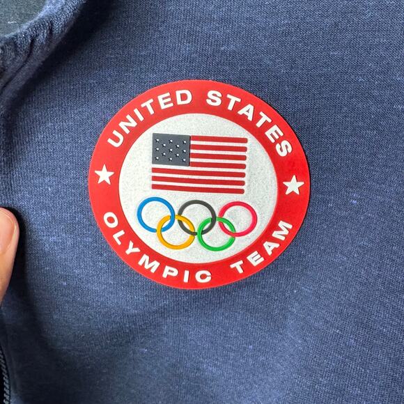 Nike Team USA Olympics Tech Fleece Jacket Navy – Women’s Small - Picture 6 of 12